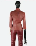 Buy Kristanna Loken Terminator 3 Jacket TX Brown Leather Blazer Sale