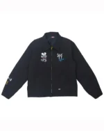 Buy Lewis Hamilton +44 Steadman Stars Zip Up Quilted Black Jacket Sale