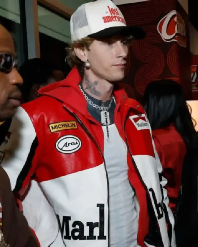 Buy MGK Las Vegas F1 Grand Prix Leather Jacket Sale