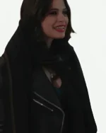 Buy Mel Vera Charmed Tv Series Motorcycle Style Studded Black Leather Jacket sale