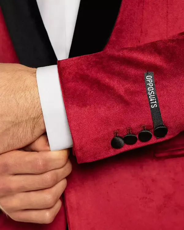 Buy Men's Deluxe Novelty Modern-Fit Dinner Jacket Christmas Blazer Sale Button