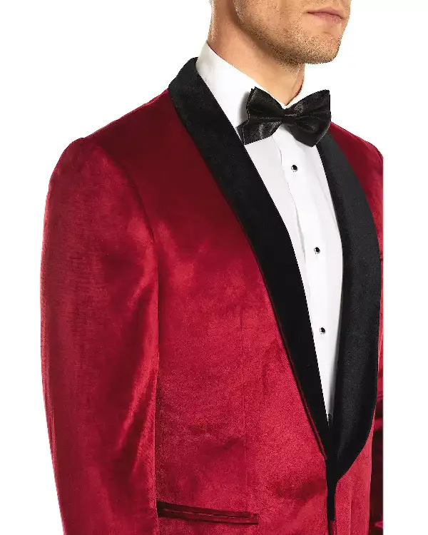 Buy Men's Deluxe Novelty Modern-Fit Dinner Jacket Christmas Blazer Sale