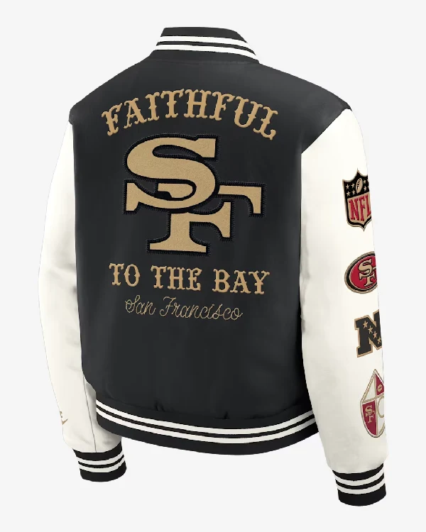 Buy Men's Nike San Francisco 49ers Rivalries NFL Full-Snap Varsity Jacket