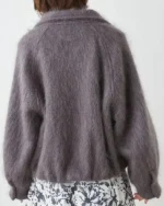 Buy Mohair Shaggy Washer Shaggy Short Coat back