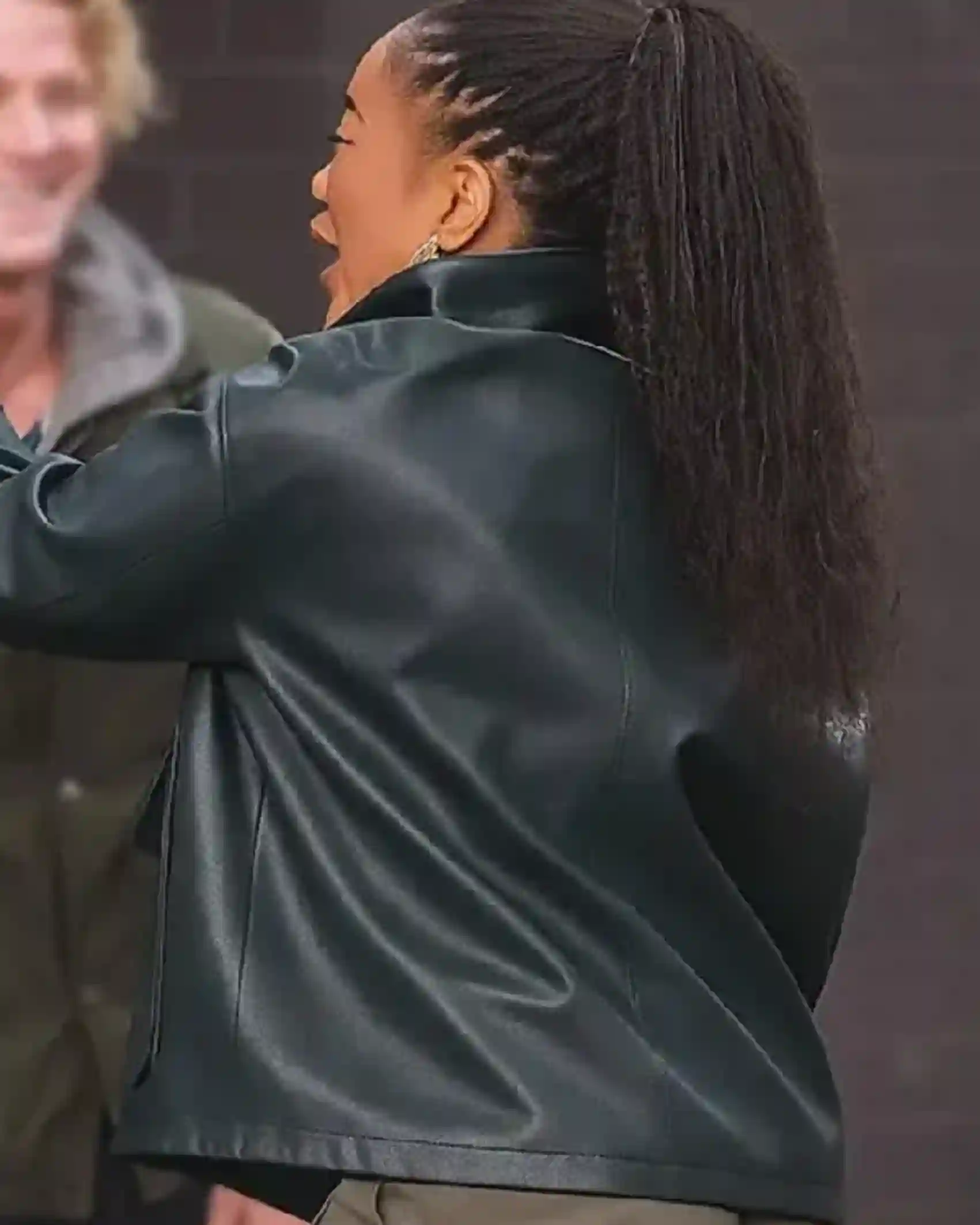 Buy Naomi Ackie Clayface Movie 2026 Caitlin Bates Black Leather Jacket Sale