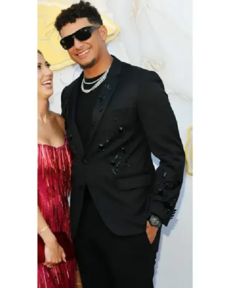 Buy Patrick Mahomes 3rd Super Bowl Ring Ceremony Black Suit