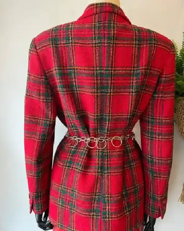 Christmas Plaid Blazer - Image 10