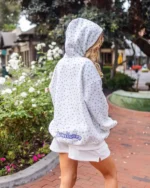 Buy Recreated - Bun and Covy Oversized Hoodie Blue Back