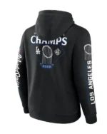 Buy Recreated - Los Angeles Dodgers Fanatics 2025 World Series Champions Hoodie - Black Sale Back