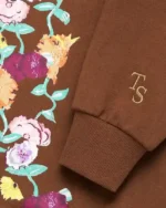 Buy Recreated – 2025 Taylor Swift The Eras Tour Acoustic Piano Brown Hoodie Sale Sleeves