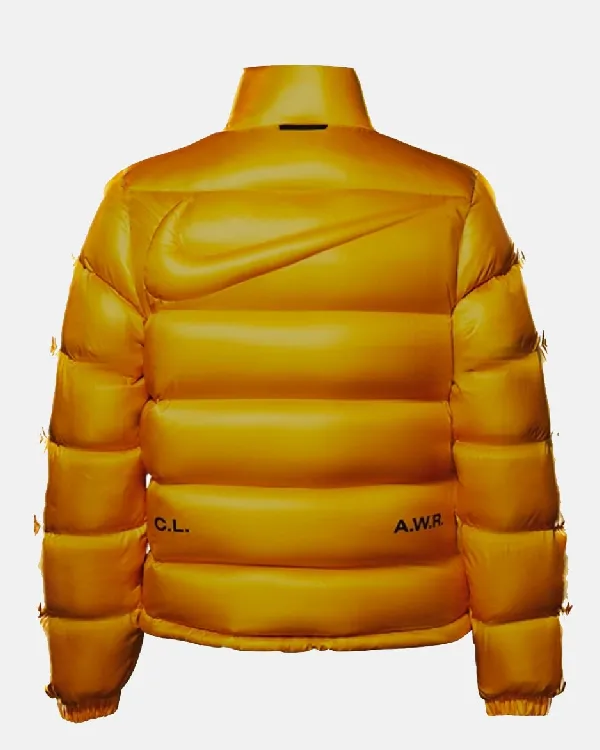 Buy Recreation – Men’s Drake x Nocta Nike Yellow Puffer Jacket Sale Back