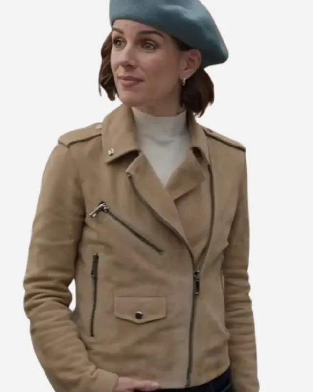 Buy Shenae Grimes-Beech Movie Love Of The Irish 2025 Beige Suede