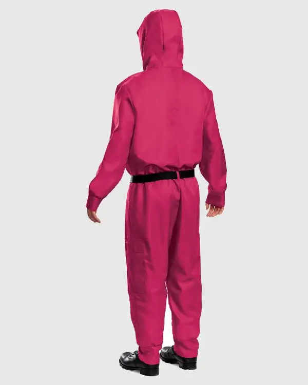 Buy Squid Game Season 2 Guard Pink Jumpsuit Sale Back