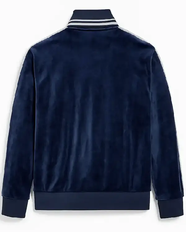 Buy Teddy Dimas Only Murders in the Building Tv Series S05 Nathan Lane Blue Track Jacket Sale Back