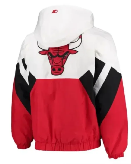 Buy The Line-up Oxford Chicago Bulls Hoodie Half-zip Jacket Sale