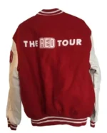 Buy The Red Tour Taylor Swift Red Varsity Wool Jacket Sale Back