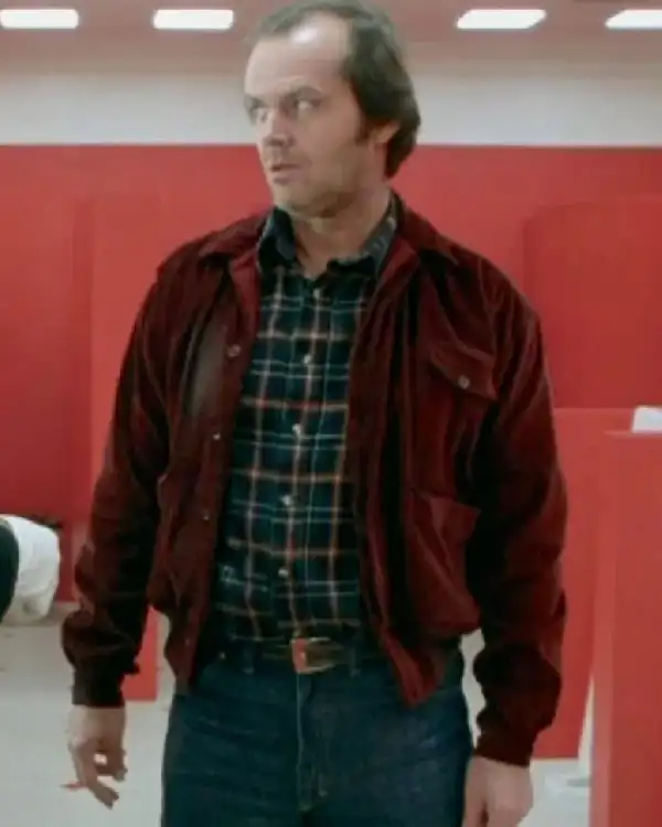 Buy The Shining Film Jack Torrance Corduroy Jacket Sale Maroon