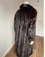 Buy Vintage Blackglama Mink Fur Long Black Luxury Coat