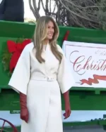 Buy White House Christmas Tree Melania Trump Coat Sale