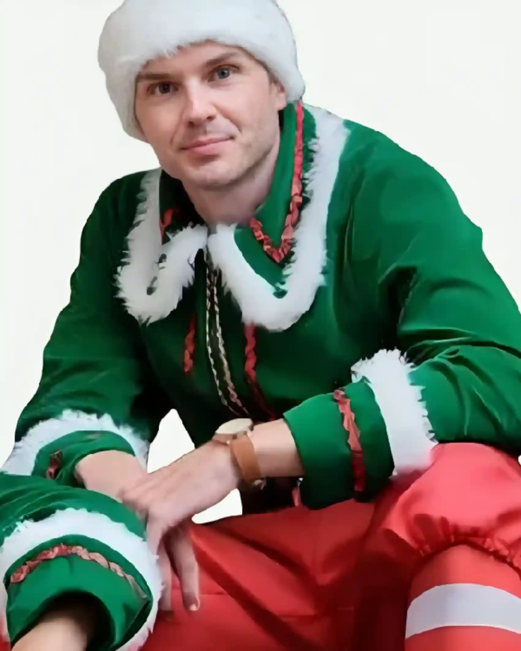 BuyPaul Campbell Three Wise Men and a Baby Stephan Brenner Green Christmas Jacket Sale