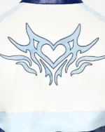 Carmen Sanchez TV Series Electric Bloom S01 2025 Jade Castillo Colorblock Genuine Leather Jacket