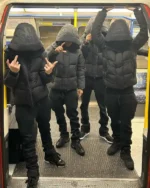 Central Cee Syna World Logo Puffer Jacket – Blackout