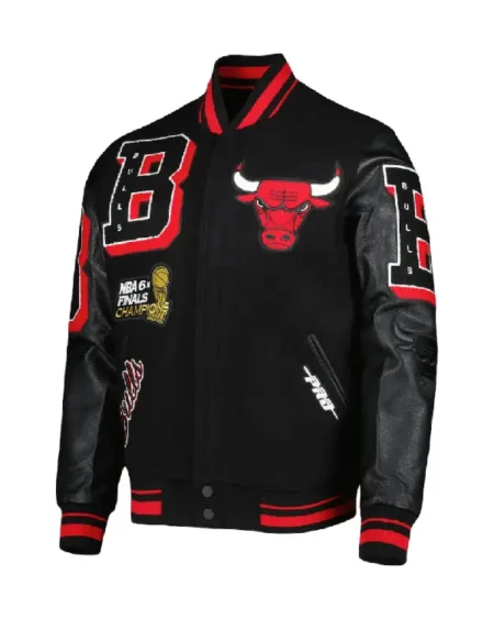 Chicago Bulls Mashup Varsity Jacket