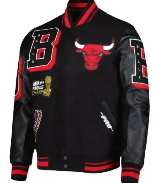 Chicago Bulls Mashup Varsity Jacket