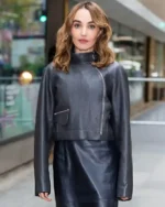 Chloe Fineman NYC Leather Jacket
