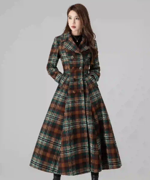 Christmas Plaid Coat