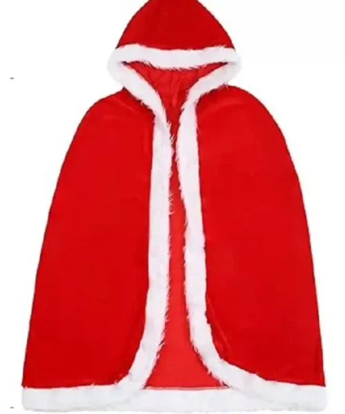 Christmas Red Santa Claus Hooded Cloak