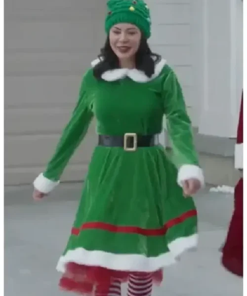 Christmas on Duty Janel Parrish Green Elf Costume