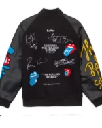 Christopher Williams The Big Tigger Morning Show 2025 Chenille Embroidery Rolling Stones Black Varsity Jacket