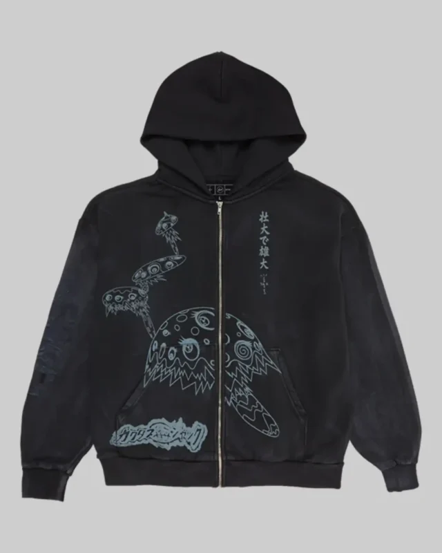 Cj X Fragment X Takashi Murakami Reborn Zip Hoodie