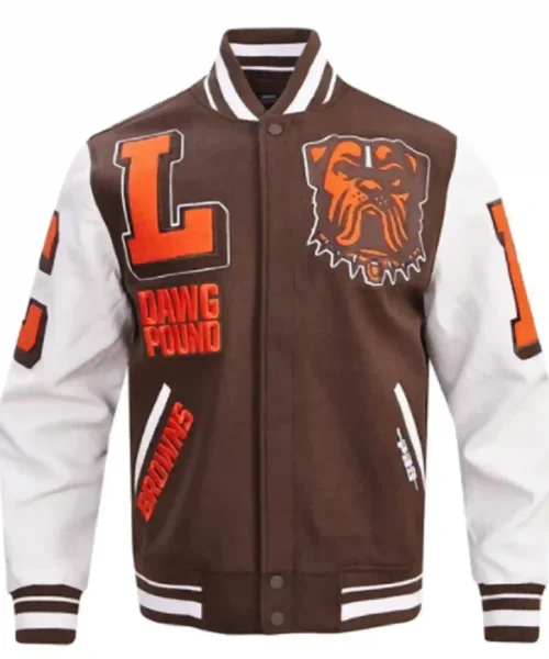 Cleveland Browns Mash-up Varsity Jacket