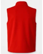 Coach Mike Vrabel New England Patriots 2025 Red Full-Zip Vest back