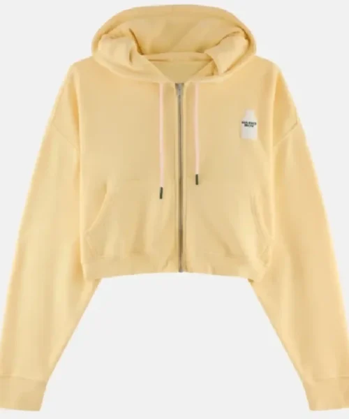 Dairy Boy Milk Bottle Cropped Hoodie