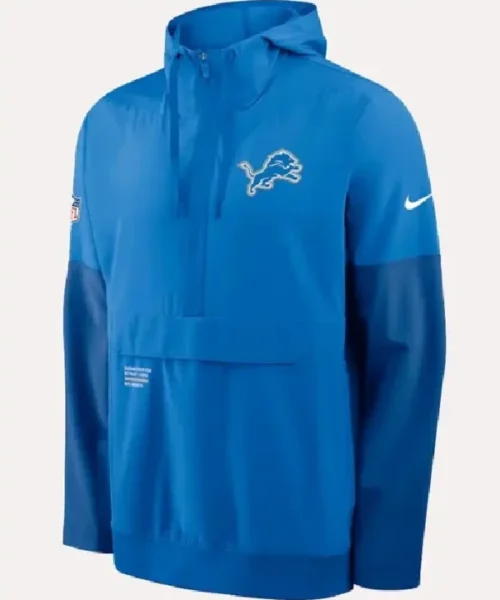 Detroit Lions Sideline Anorak Hoodie