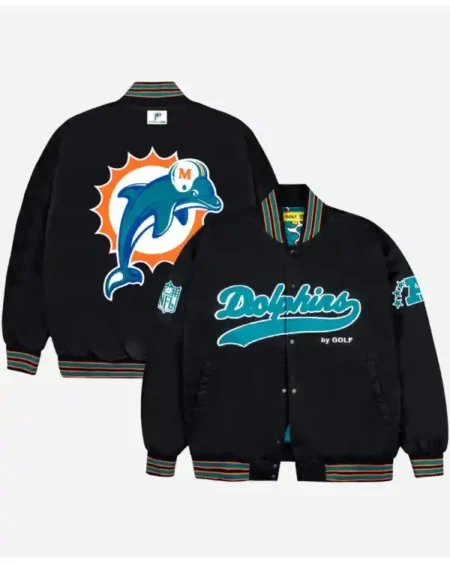 Dolphins Golf Wang Satin Bomber Jacket