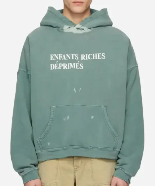 ERD Classic Logo Green Hoodie