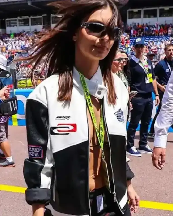 Emily Ratajkowski F1 Grand Prix Racing Jacket