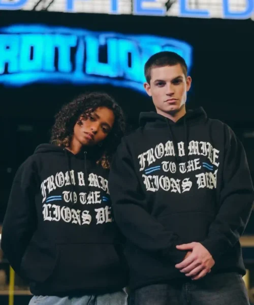 Eminem x Detroit Lions Helmet Hoodie