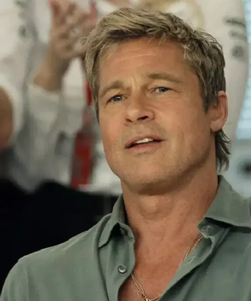 F1 Movie Brad Pitt Green Shirt