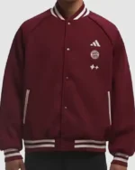 FC Bayern x Adidas Maroon Jacket