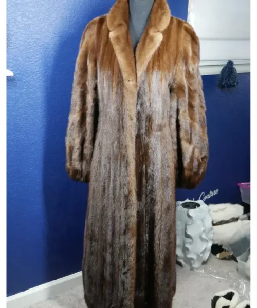 Full Length Mink Fur Coat_