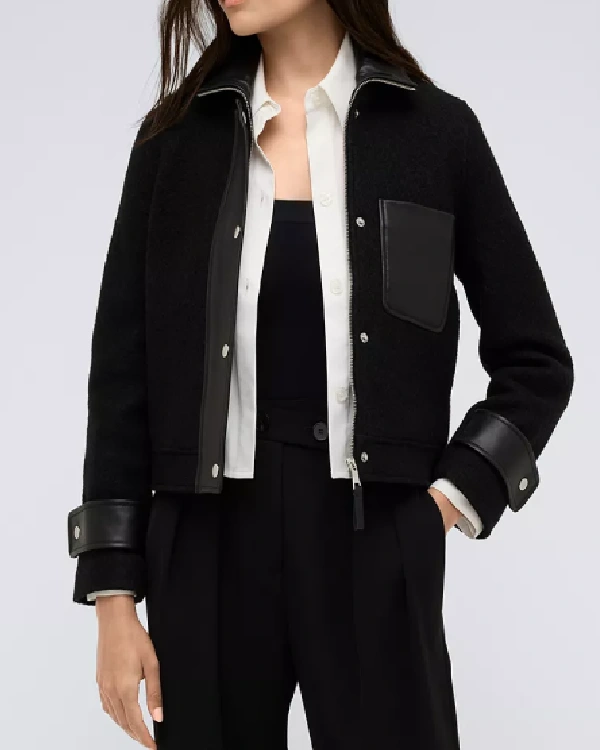 General Hospital Bluesy Burke Black Wool Jacket