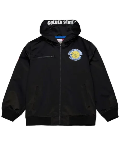Golden State Warriors Walk the Tunnel Hooded Bomber Jacket