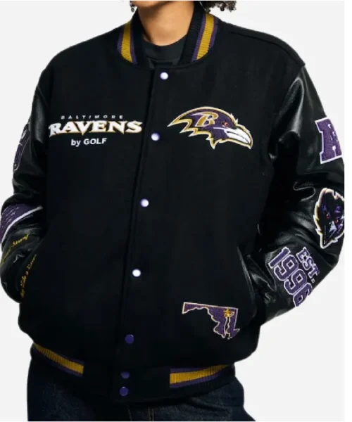 Golf Wang 2025 Ravens Letterman Jacket