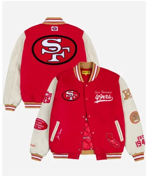 Golf Wang 49ers Letterman Jacket
