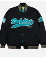 Golf Wang Dolphins Satin Bomber Jacket